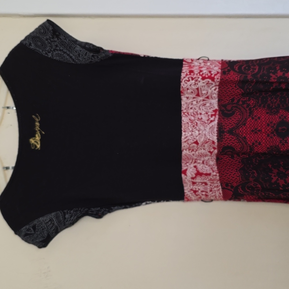 Desigual Women's Floral and abstract Dress size Large - Picture 7 of 9